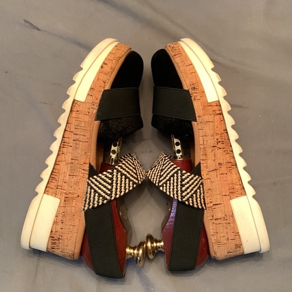 Steve Madden Kabel Wedge Sandal Elastic Slingback Size 9 - Picture 6 of 11